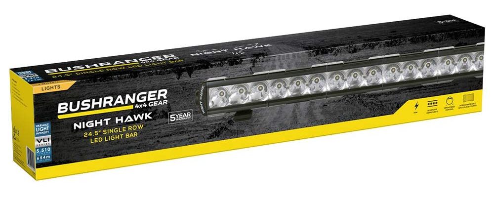 Bushranger Night Hawk LED VLI Series Single Row Light Bars