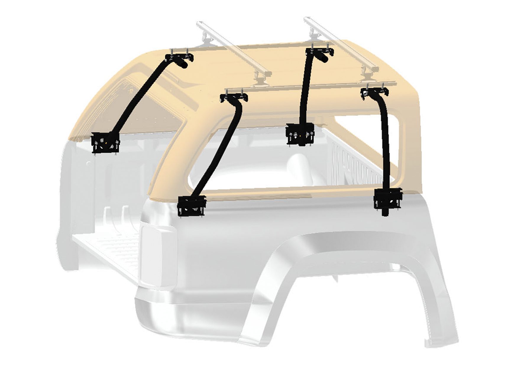 Arb canopy best sale roof rack supports